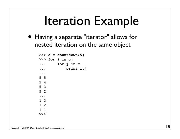 Python Generator Hacking