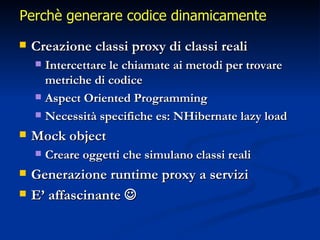 Generazione Dinamica di Codice in .NET