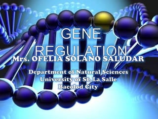 Gene regulation eukaryote spptx | PPTX