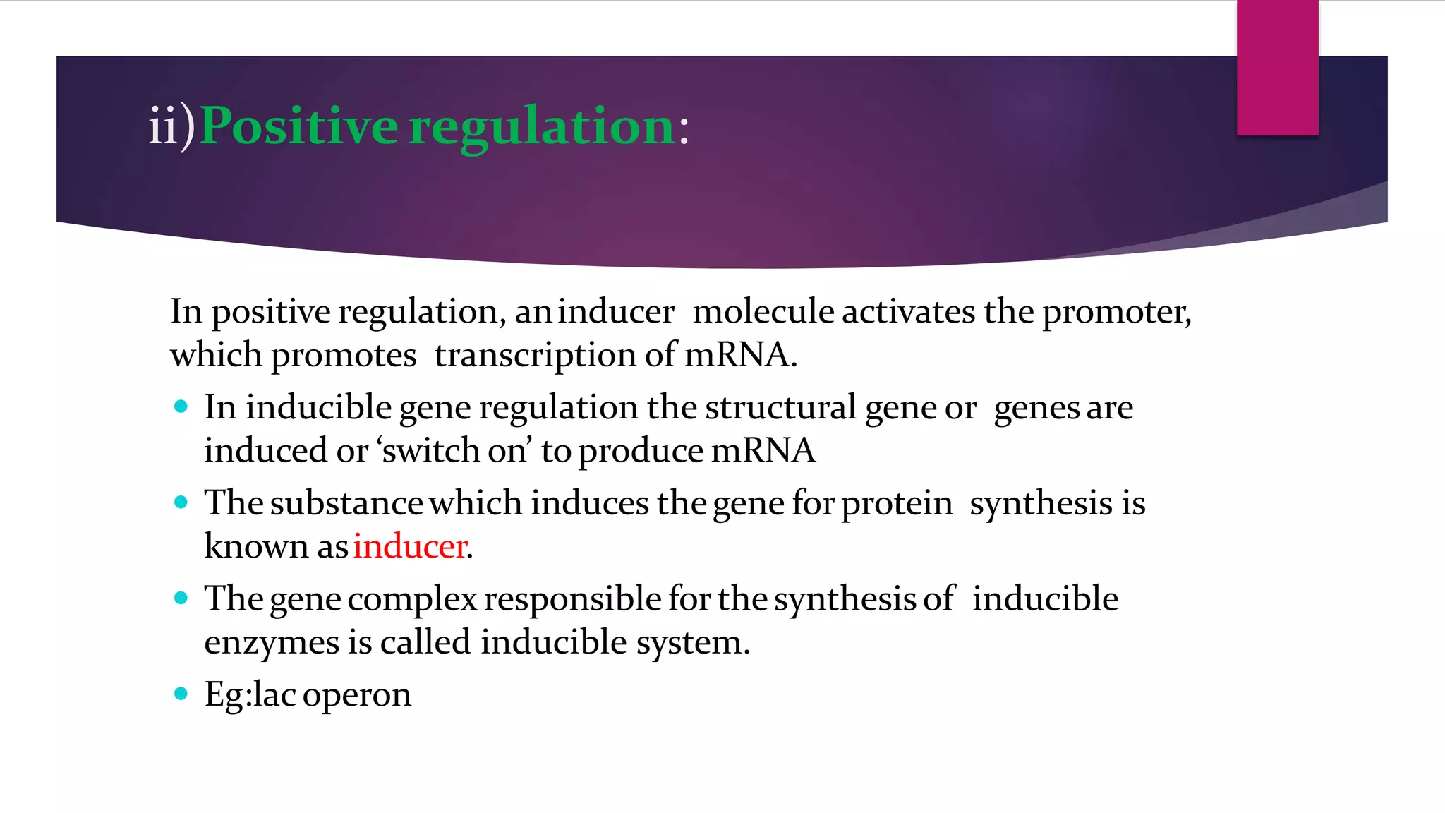 Gene regulation in prokaryotes | PPTX