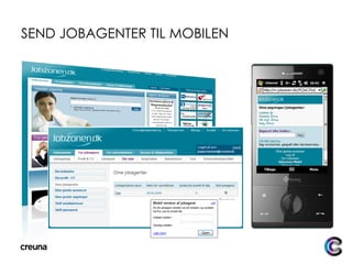 SEND JOBAGENTER TIL MOBILEN 