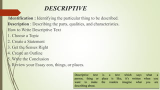 Generic Structure | PPTX
