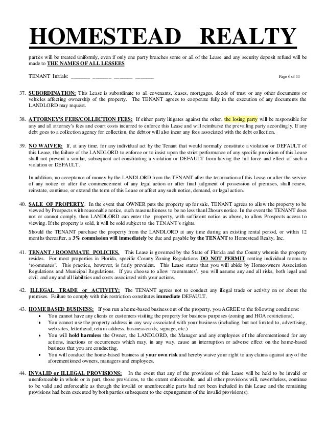 generic lease
