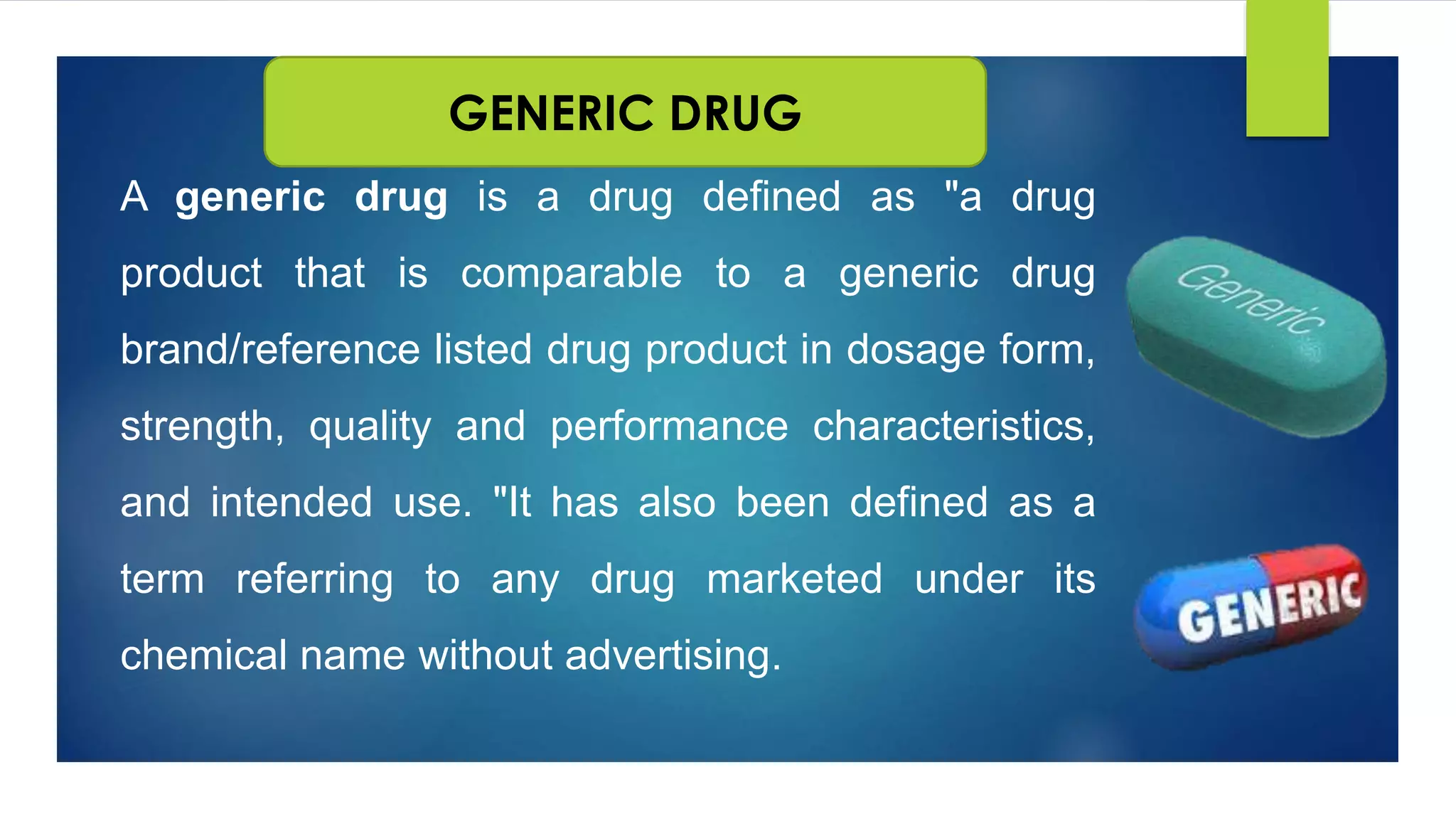 Generic Medicines PPTX