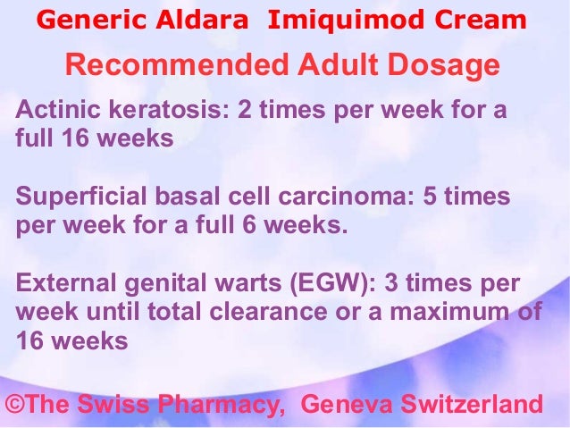 imiquimod 5 cream generic