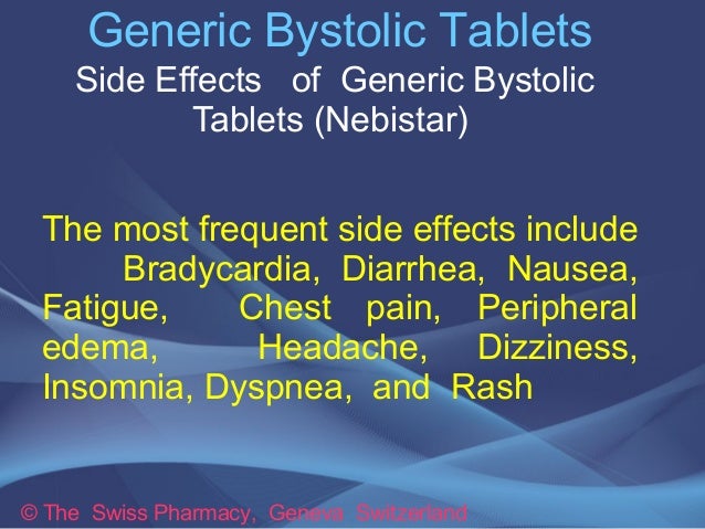 bystolic side effects