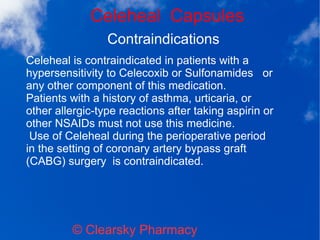 Generic Celecoxib (Celeheal Capsules) | PDF