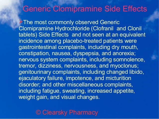 Buy Generic Clomipramine