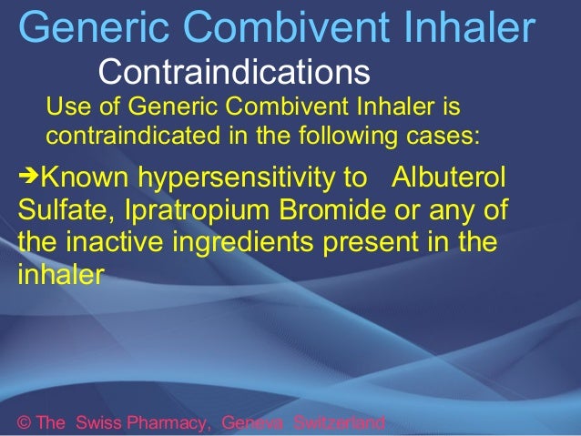 Combivent Generic Alternative