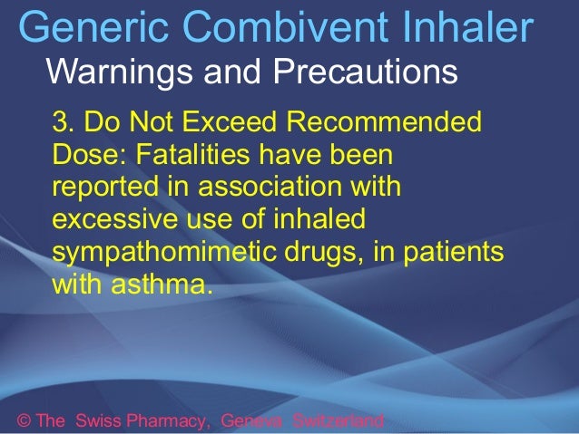 Combivent Generic Alternative