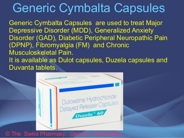 cymbalta is used to treat