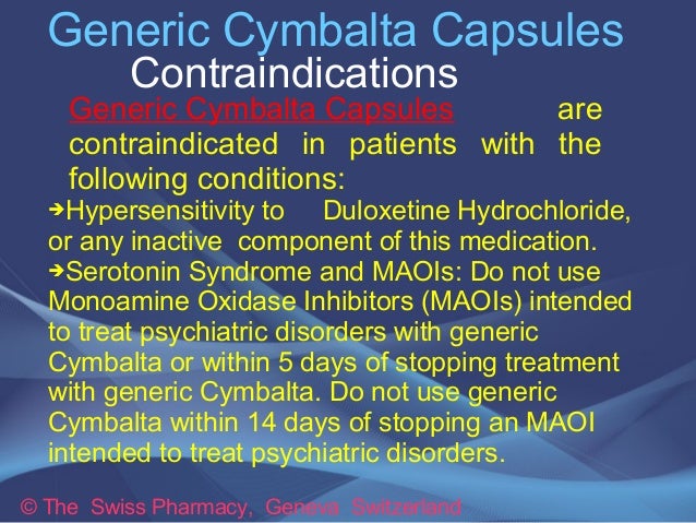 cymbalta is used to treat