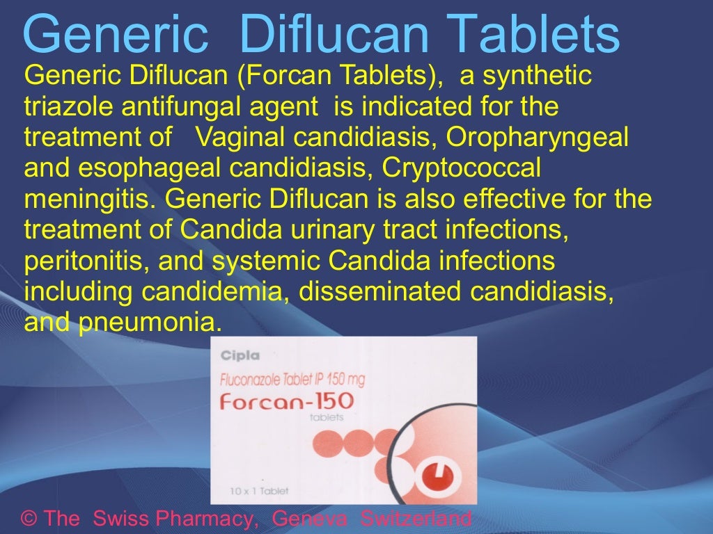 Generic Diflucan Tablets for Treatment of Fungal and Yeast Infections