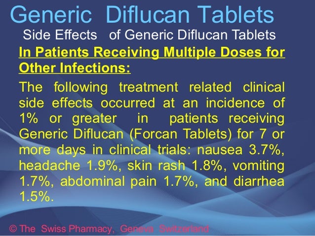 diflucan generic side effects