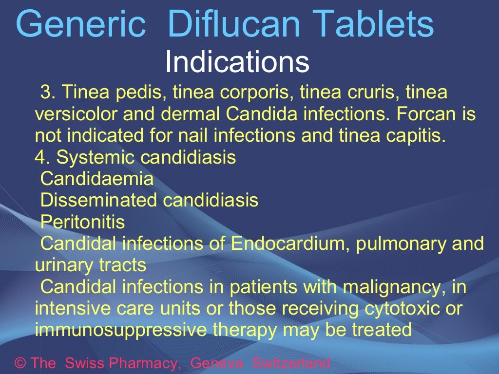 Generic Diflucan Tablets for Treatment of Fungal and Yeast Infections
