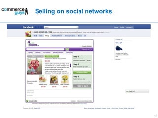 Selling on social networks12