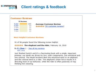 Client ratings & feedback3