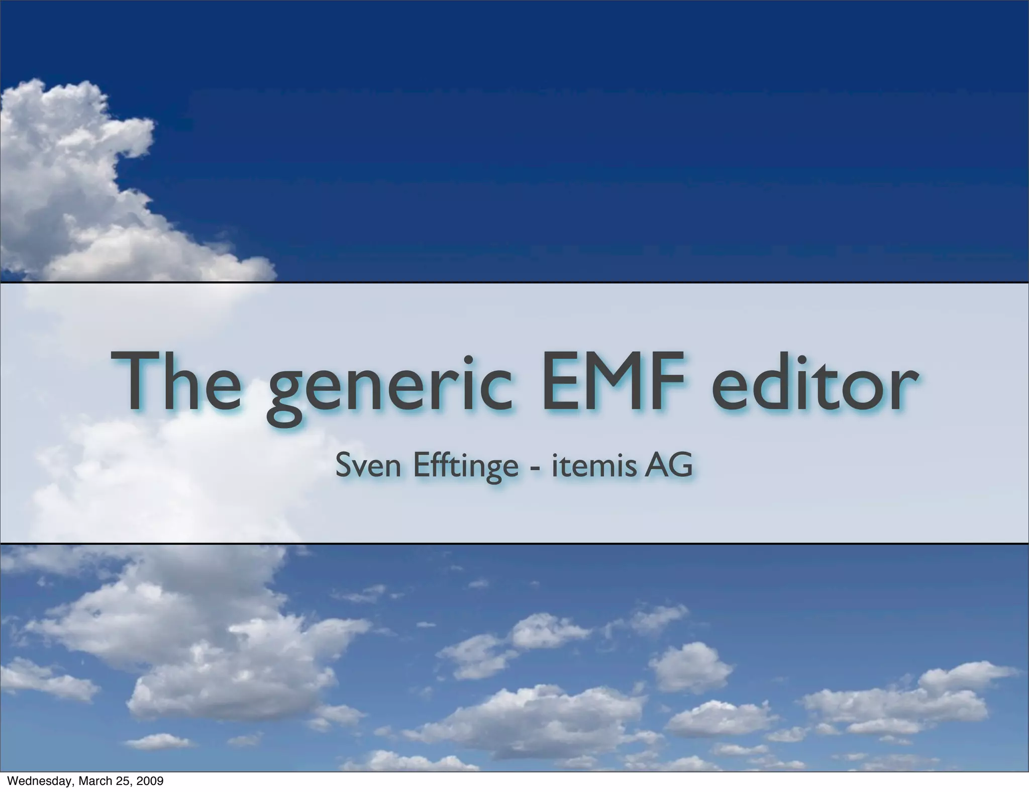 Generic Editor