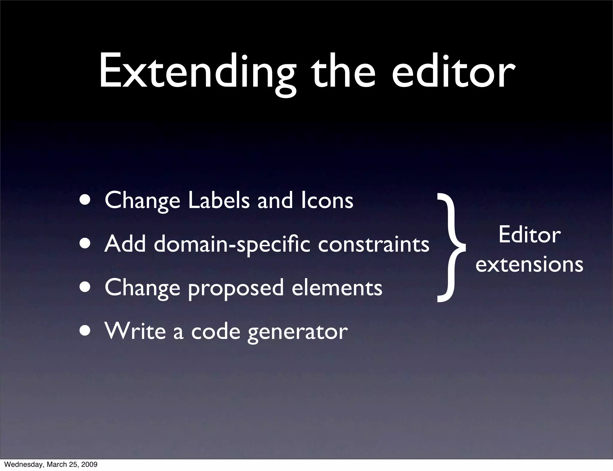 Generic Editor