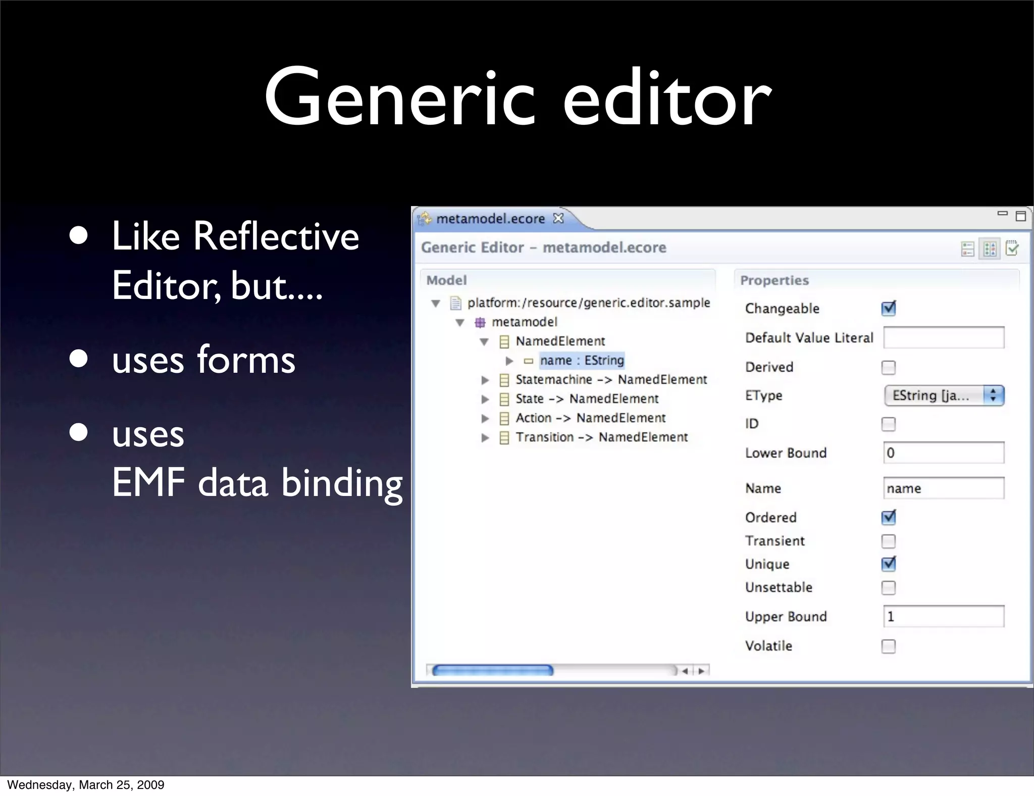 Generic Editor