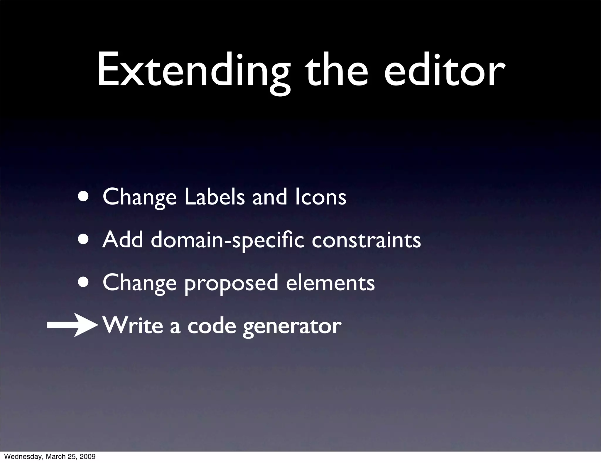 Generic Editor