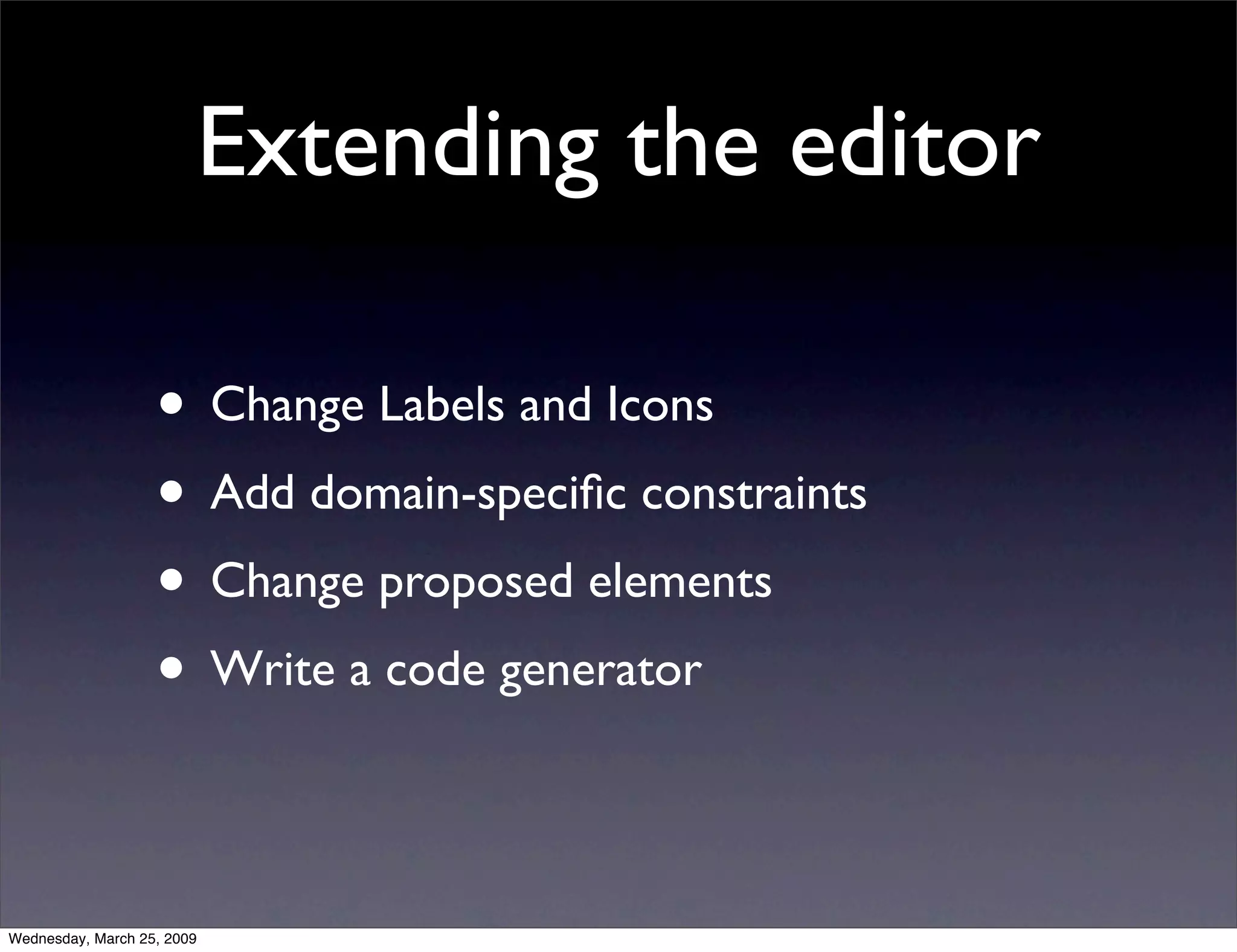 Generic Editor