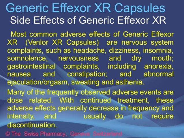 effexor withdrawal missed dose