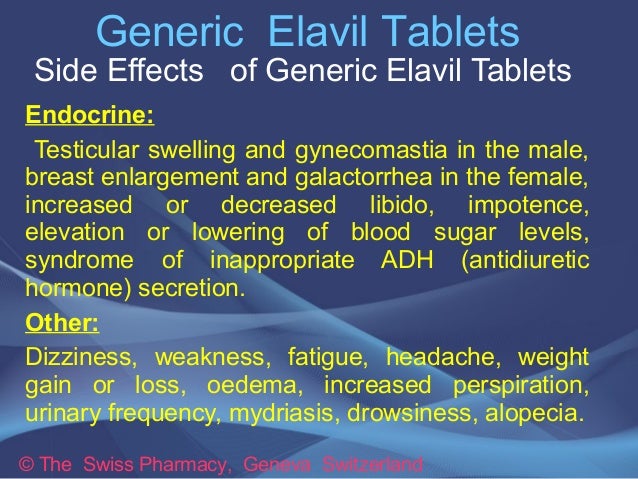Elavil Medication And Weight Loss