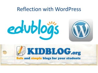 Reflection with WordPress
 
