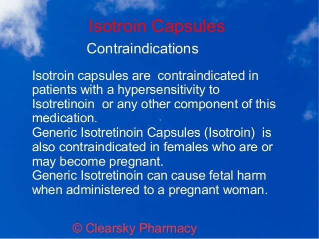 Isotretinoin Capsules Side Effects