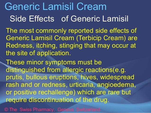 Lamisil Side Effects Cream