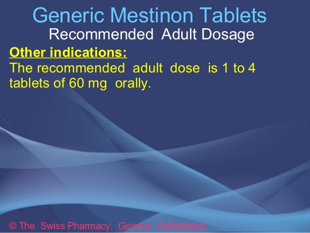Mestinon Uses