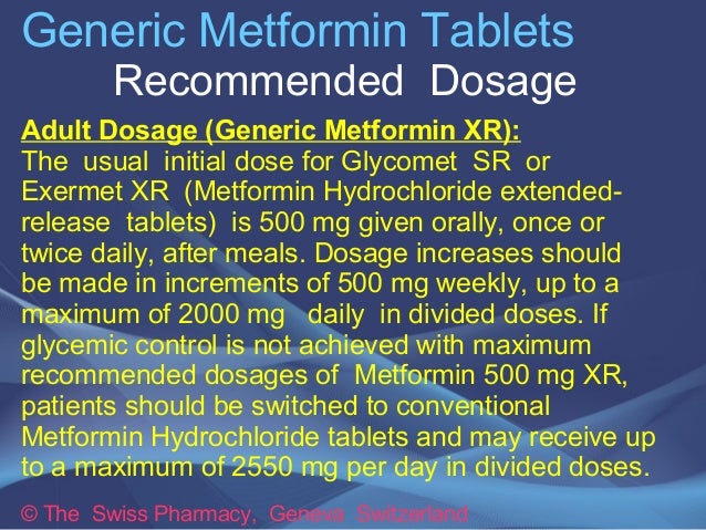 metformin once a day 500mg