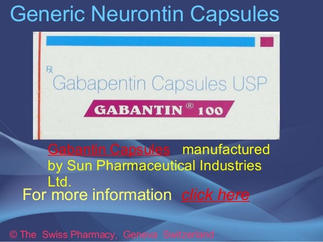 neurontin capsules