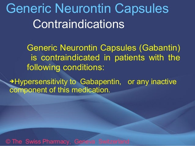 gabapentin inactive ingredients