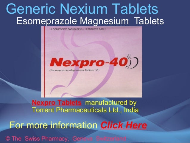 Esomeprazole Magnesium Generic Side Effects