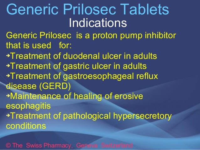prilosec is for treatment of