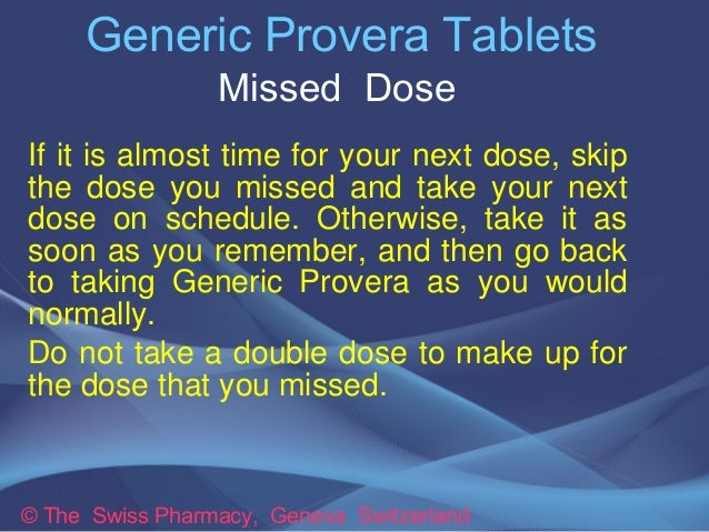 provera 10mg for 10 days to stop bleeding