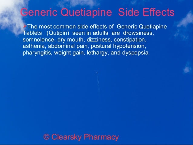 Quetiapine Side Effects Anger