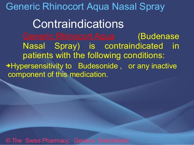 Budesonide Nasal Spray Ingredients