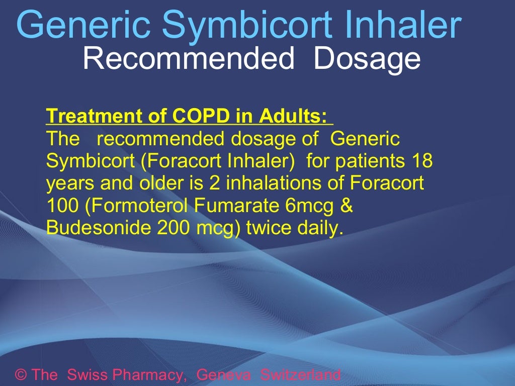 Generic Symbicort Inhaler