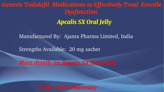 Order Apcalis Sx Generic