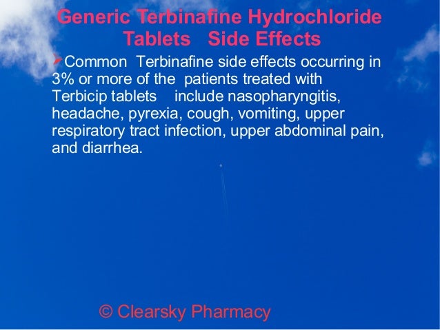 Apo-Terbinafine 250 Mg Side Effects