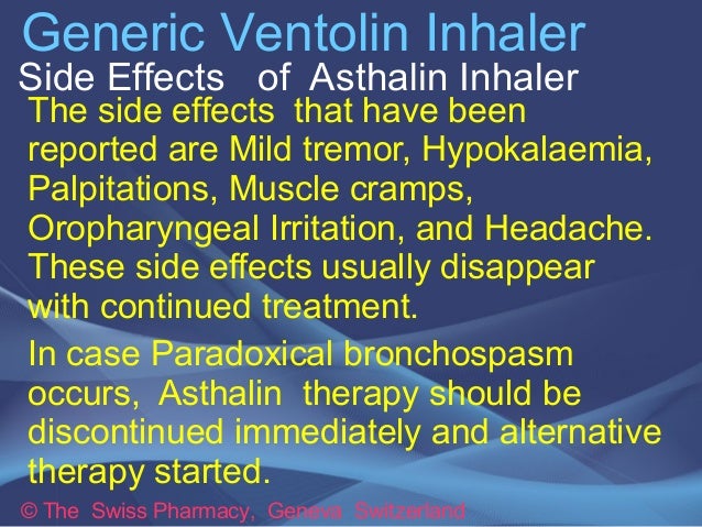 Albuterol Side Effects Infants