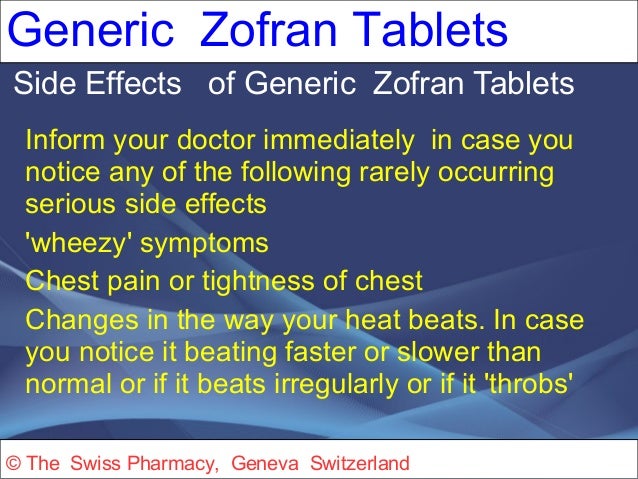 Zofran Side Effects In Babies