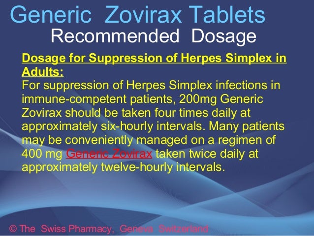 Buy zovirax tablets online