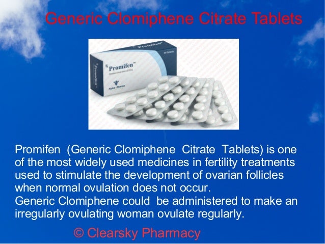 clomiphene citrate generic