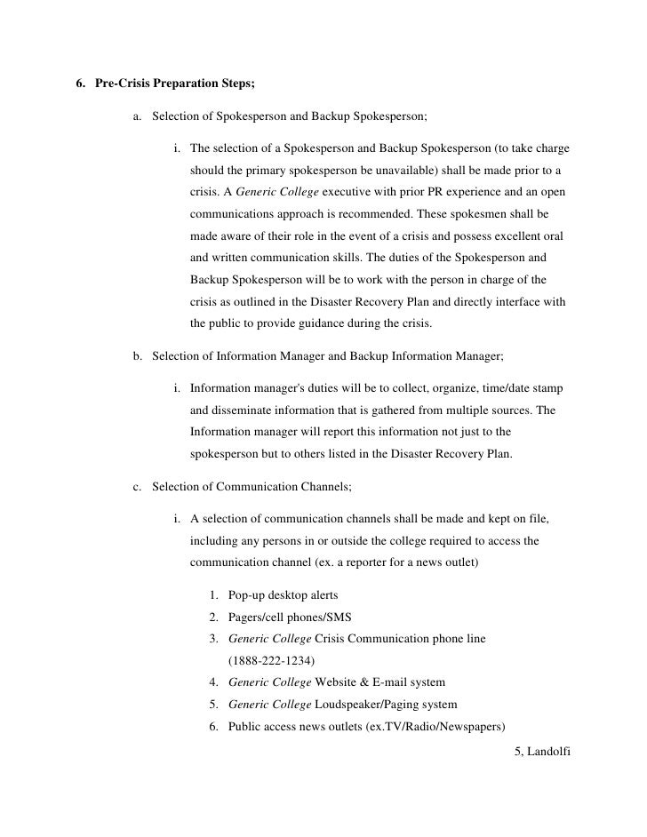 examples of crisis communication plans crisis communications plan examples