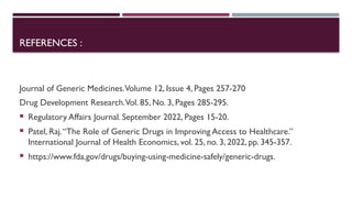 Steps in Generic Drug Development Process .pptx