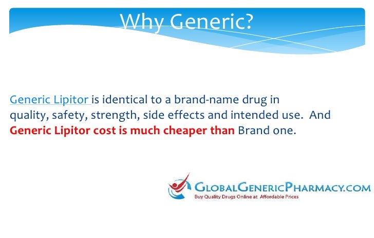 Cost of generic lipitor